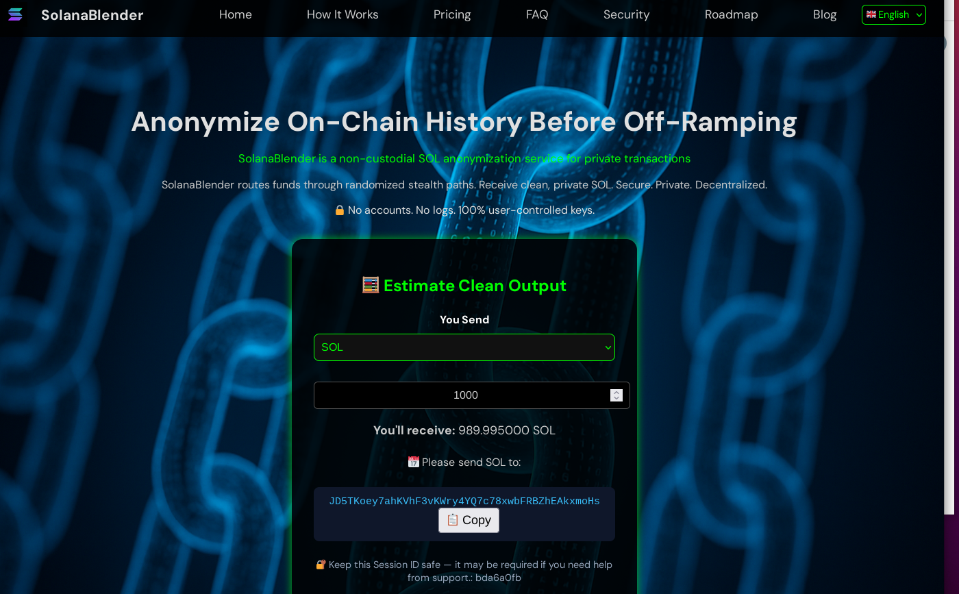 SolanaBlender